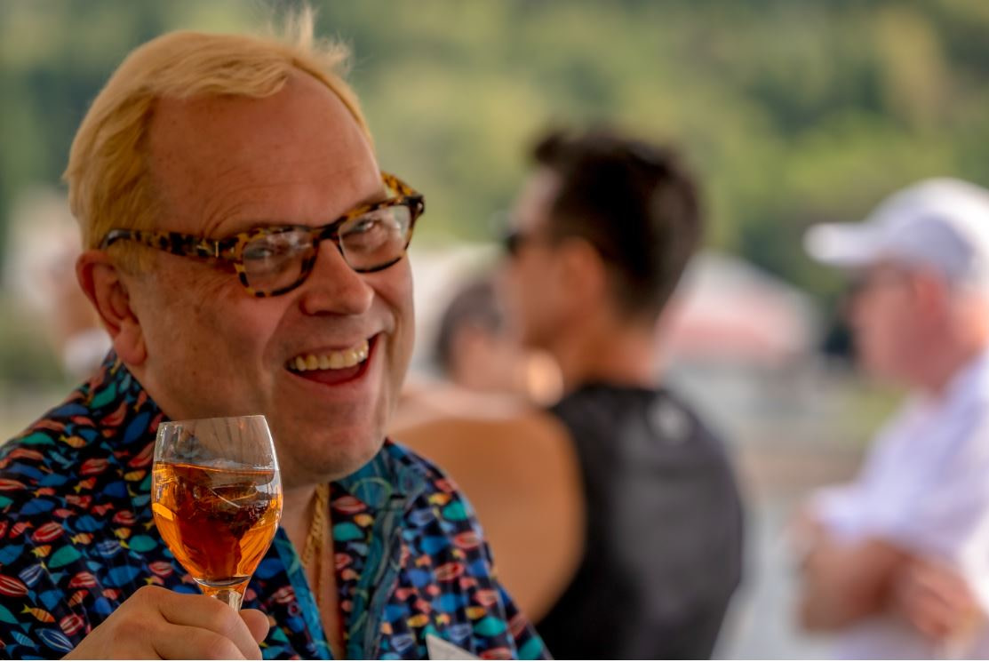 Jimmy and wine