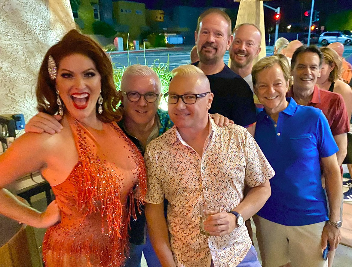 Entertainer Meghan and friends