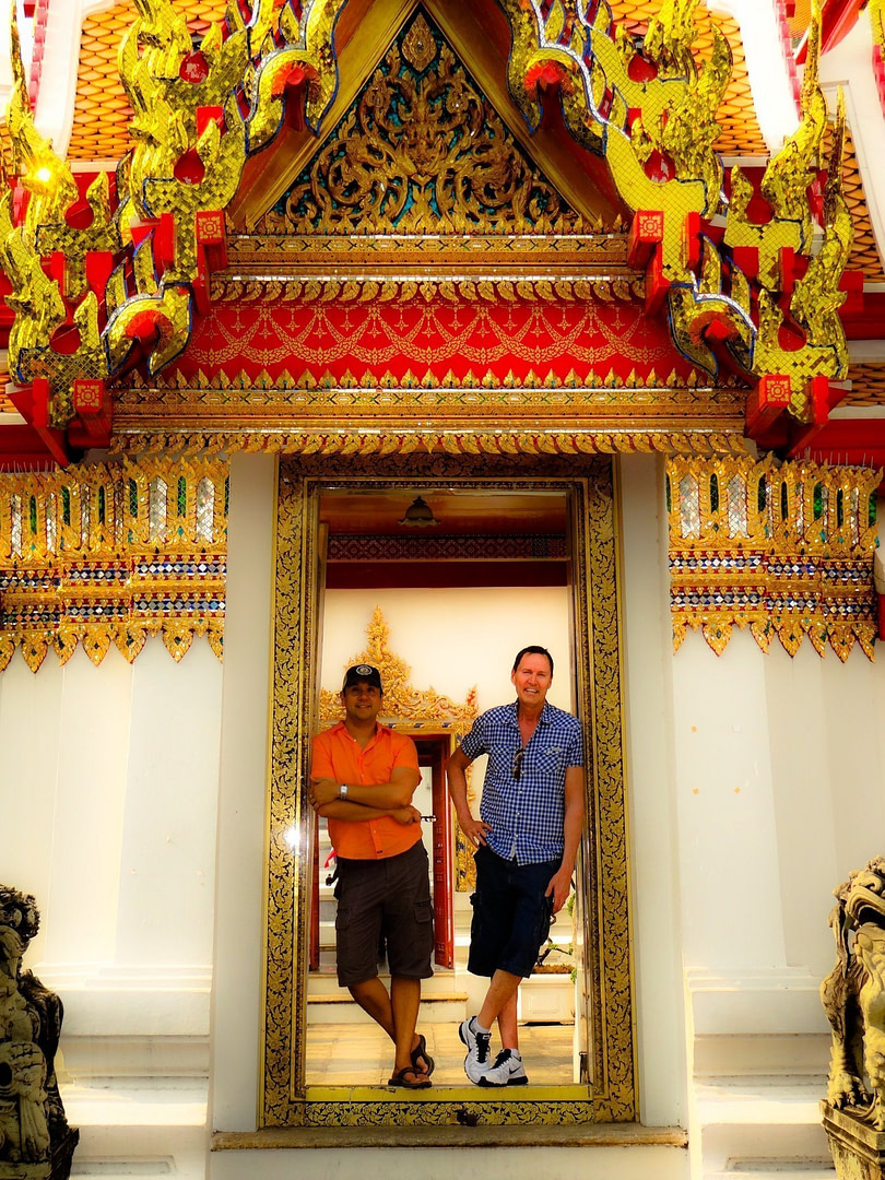 Vietnam & Cambodia (79) Temple Sandy Staff Eric